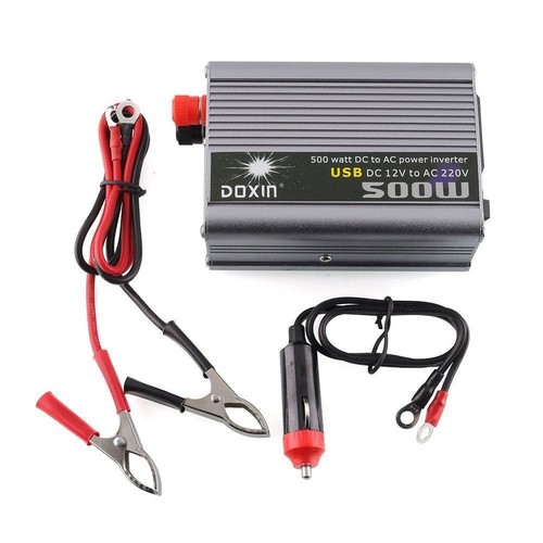 Spannungswandler Solar Power Inverter Wechselrichter 300// 500W DC12V auf AC230V