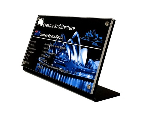 LEGO 10234 Sydney Opera House CUSTOM ACRYLIC DISPLAY STAND