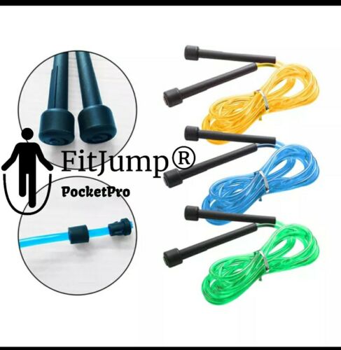 FitJump® PocketPro Adjustable 9FT 5mm Skipping Speed Jumping Rope Wear Resistant 
