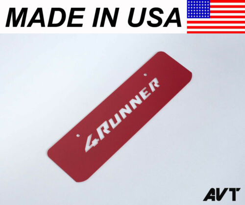 AVT 2014+ 4Runner Front License Plate Delete RED