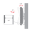L02 13-30/" LCD LED TV Wall Mount Bracket Tilt Swivel for Small Flat Screen