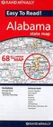 Rand McNally Easy to Read! Alabama State Map by Rand McNally & Company (Sheet map, folded, 2010)
