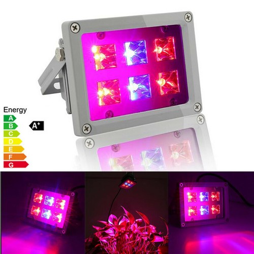 2W LED Floodlight Grow Light Waterproof Full Spectrum Hydro Plant Veg Bloom