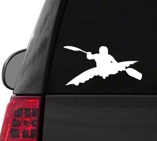 H137 Kayak Remos De Canoa agua deportes Calcomanía Auto Camión Laptop superficie de arte