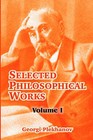 Selected Philosophical Works: Volume I by Georgi Plekhanov (Paperback / softback, 2004)