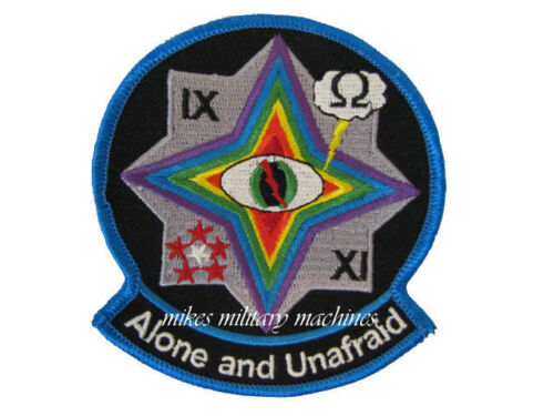 USAF UAV CIA Air Force Area 51 Black Ops Alone And Unafraid Desert Prowler Patch
