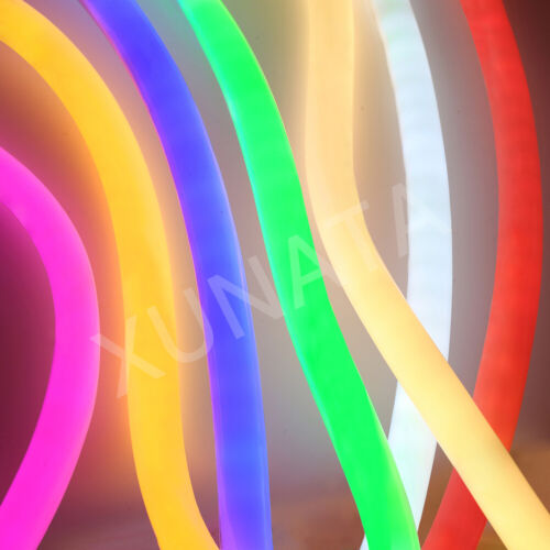 220V 360° Runde Neon LED Strip Streifen Wasserdicht Diffus Schlauch Lichtleiste