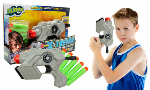 Grafix RMS Surge X-Treme Dart Blaster Gun Toy Quick Reload Foam Darts Kids Gift