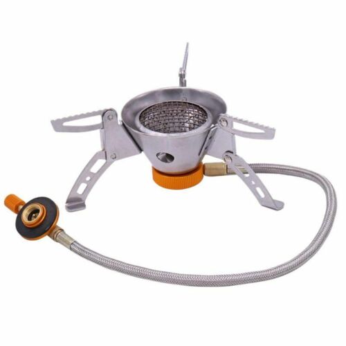 Camping Mini Splits Stove Portable Windproof Gas Propane Tripper Outdoor Cooking