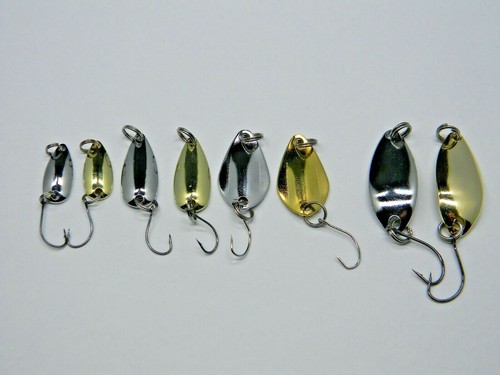 3g Barsch 1g für Forelle *SyMa-Fishing* Mini Blinker Spoons 8 Stück