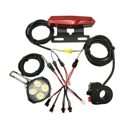 DUTY FREE Electric Latest 12/36/48V/60V Headlight Front Tail Rear Warning Lights 