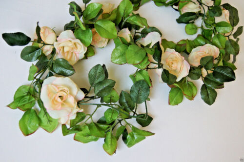 1,90m Blumenranke Rose Kunstpflanze Kunstblume Girlande Hochzeit Dekoration K029