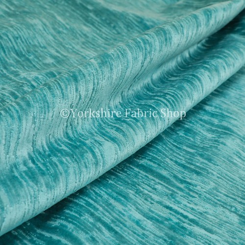 Quality Soft Textured Teal Velvet Velour Upholstery Curtains Furnishing Fabric