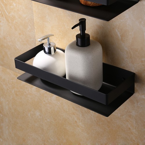 SUS304 Wall Mounted Double Bathroom Shower Shelf Holder Storage Caddy Organizer