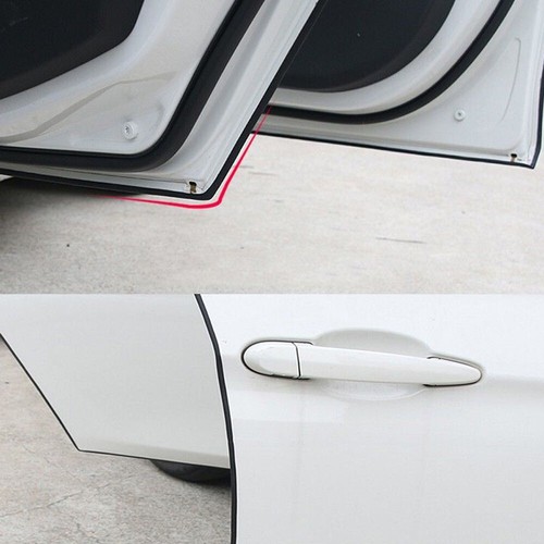 Rubber Seal Guard Strip U Shape Car Door Edge Side Anti-Scratch Protector Black