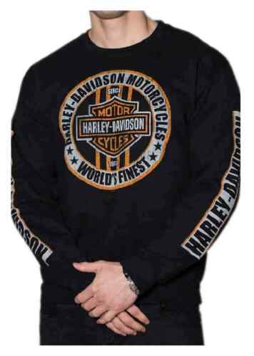Harley-Davidson Men's Rule The Roads Pullover Fleece Sweatshirt Black 