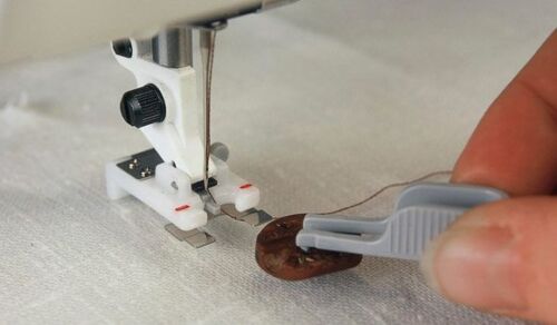 Button Foot w/ Placement Tool Genuine Viking Husqvarna Sewing Machine 4129345-45 