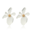 Flower Stud Earrings Bohemian Drop Earrings with Faux Flower Bud for Women Girls 