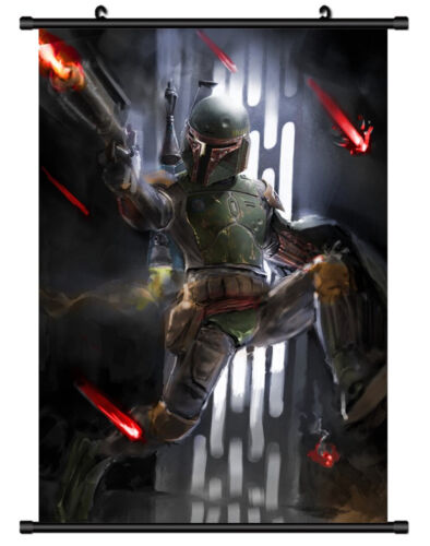 5292 Star wars Bobba Fett Decor Poster Wall Scroll cosplay