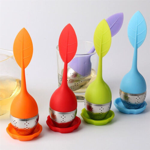 Cute Tea Infuser Loose Leaf Strainer Silicone Herbal Spice Filter Diffuser Ball 