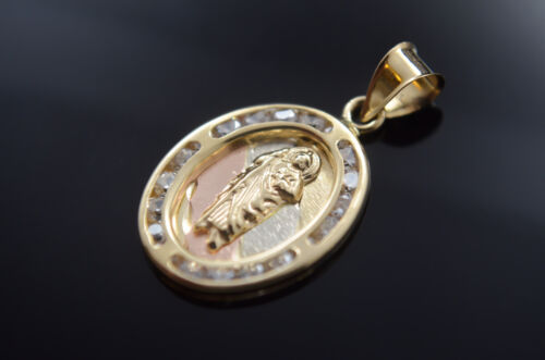 San Judas Medalla y Cadena Oro 14k Gold Saint St Jude Pendant FREE Engraving