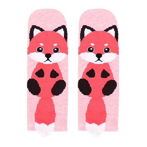 Women Man Cotton Socks Animal Art Animation Character Cute Gift Dress Sock XIU
