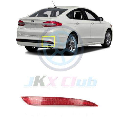 Right Red Lens Rear Bumper Reflector Fog Light For Ford Fusion Mondeo 2013-2018 