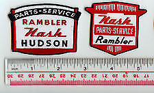 NASH SET OF 2    ----   CLOTH PATCHES RAMBLER F030204 HUDSON