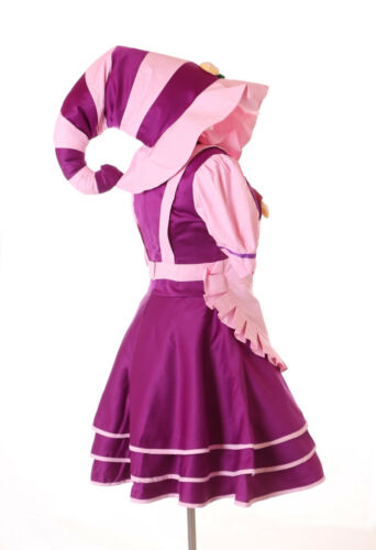 Details about  / MN-86 Lulu Lolita Leage Legends Witch Maid Purple Costume Dress Hat Cosplay