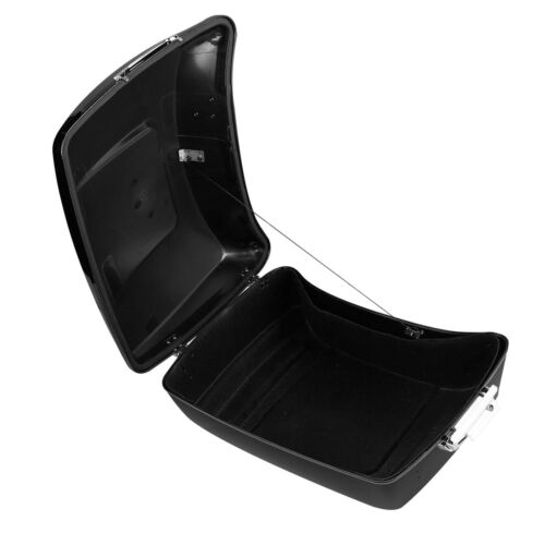 Painted Black King Tour Pak Pack Trunk Backrest Pad For Harley Touring 2014-2019