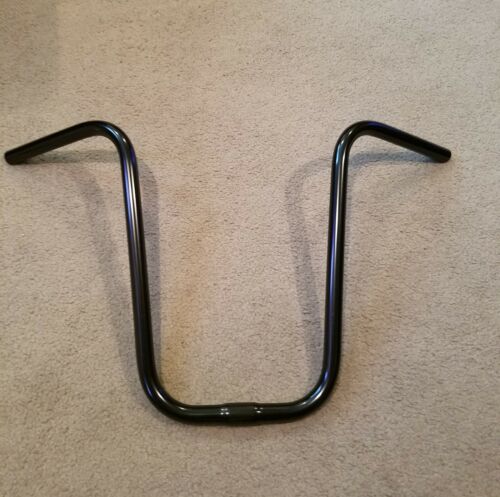Details about  &nbsp;NEW BLACK  U  BICYCLE HANDLE BARS 15&#034; (25.4mm)