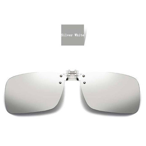 Clip on Sunglasses Square Polarized TAC Lens Men Women Night Vision UV400 Hot