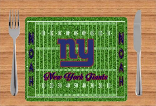 AMERICAN FOOTBALL TEAMS PLACEMAT PERSONALISED FREE OF CHARGE BIRTHDAY XMAS GIFT 