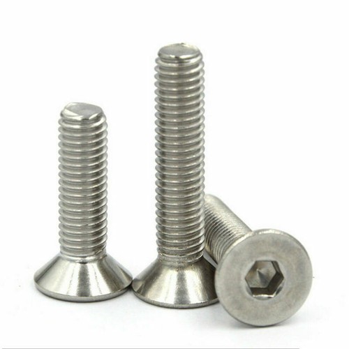 Details about / Hex Socket Bolts Countersunk Flat Head Screws M2,M3,M4,M5,M6 304 Stainless Steel