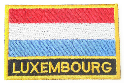 Luxembourg Embroidered Sew or Iron on Patch Badge