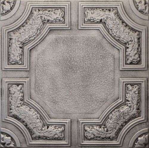 Decorative Ceiling Tile R28A Antique Silver