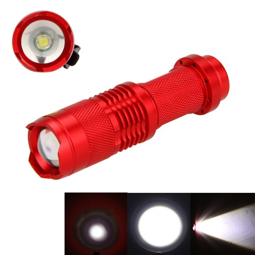 Ultrafire 1200lm Q5 LED 7W Mini Flashlight Torch Lamp 14500 Zoomable 5 Colors