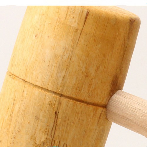 1PC 245 mm Solide Charpentier en Bois Maillet Marteau Poignée Bois