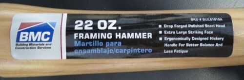 BMC 22oz Contractor Grade Framing Hammer Waffle SIJL61019A