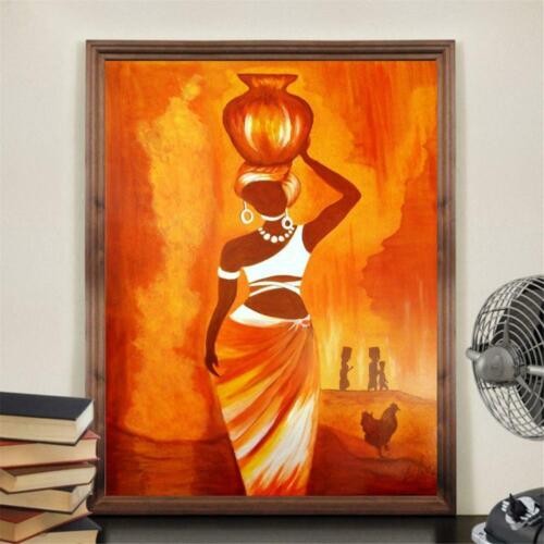African Woman Wall Art Canvas Painting Poster Home Decor Wall Picture Prints Art