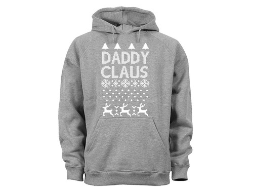 UGLY CHRISTMAS Sweater Snowflake Matching Couples Hoodie Mommy Daddy Claus