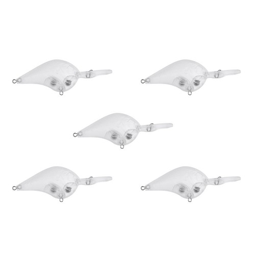 5x Unpainted Plug Hard Blank Lures 9.5cm Unpainted Minnow Lure DIY Fish Body