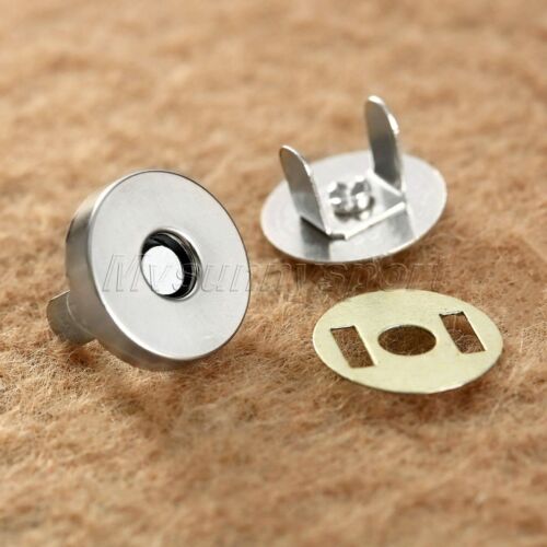 Sewing Magnetic Clasp Fastener Snaps Button For Purse Bag Craft Round Parts 
