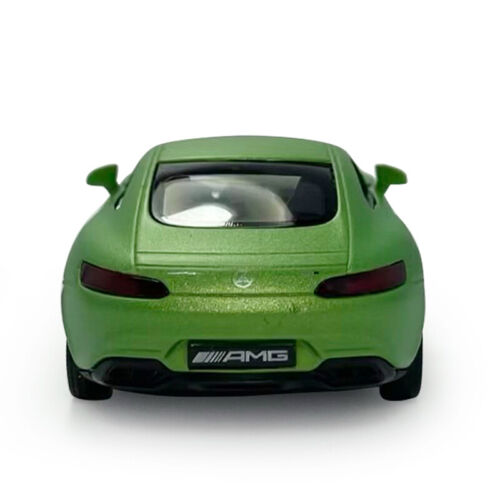 1//36 Scale AMG GTS Model Car Metal Diecast Toy Vehicle Pull Back Matte Green