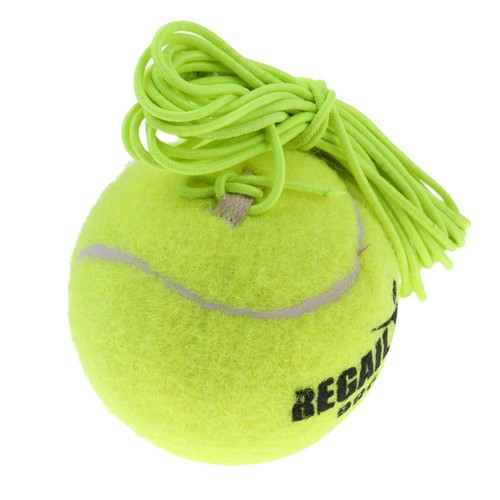 Langlebiger Elastischer Tennisball Mit Schnur Für Tennistrainer Trainer Grün