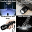 20000 LM 5 Modes Tactical T6 LED 18650 Flashlight Zoomable Lamp Aluminum Torch