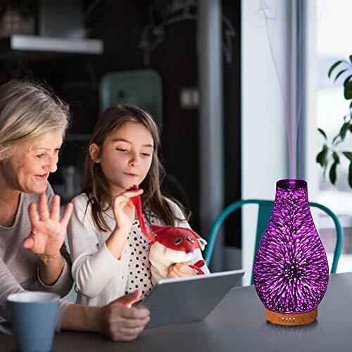 Aromatherapy Ultrasonic Cool Mist Humid MELLER Rose Gold Essential Oil Diffuser 