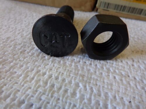 One OEM Caterpillar Cutting Edge Bolt /& Nut,1 Cat 3F-5108 Bolt,1 Cat 4K-0367 Nut