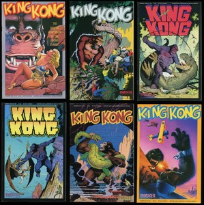king kong 1991 comic set 1 2 3 4 5 6 lot king kong 1991 comic set 1 2 3 4 5 6 lot