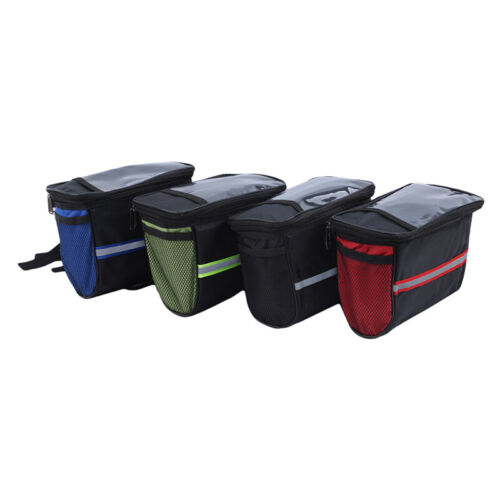 Bike Bicycle Front Basket Large Capacity Canvas Waterproof Handlebar Bag G